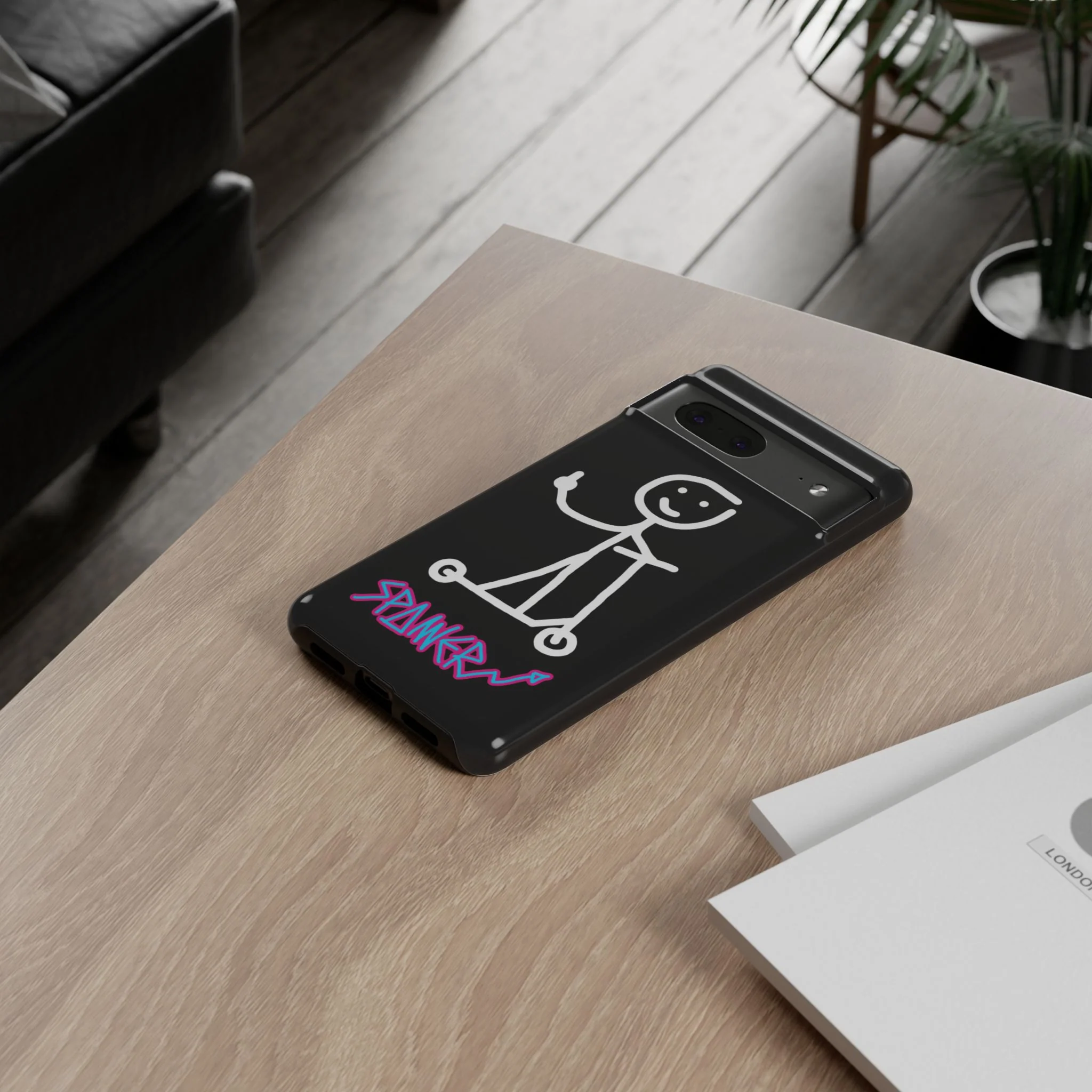 G and Spanner Phone Case (Black) - Image 152