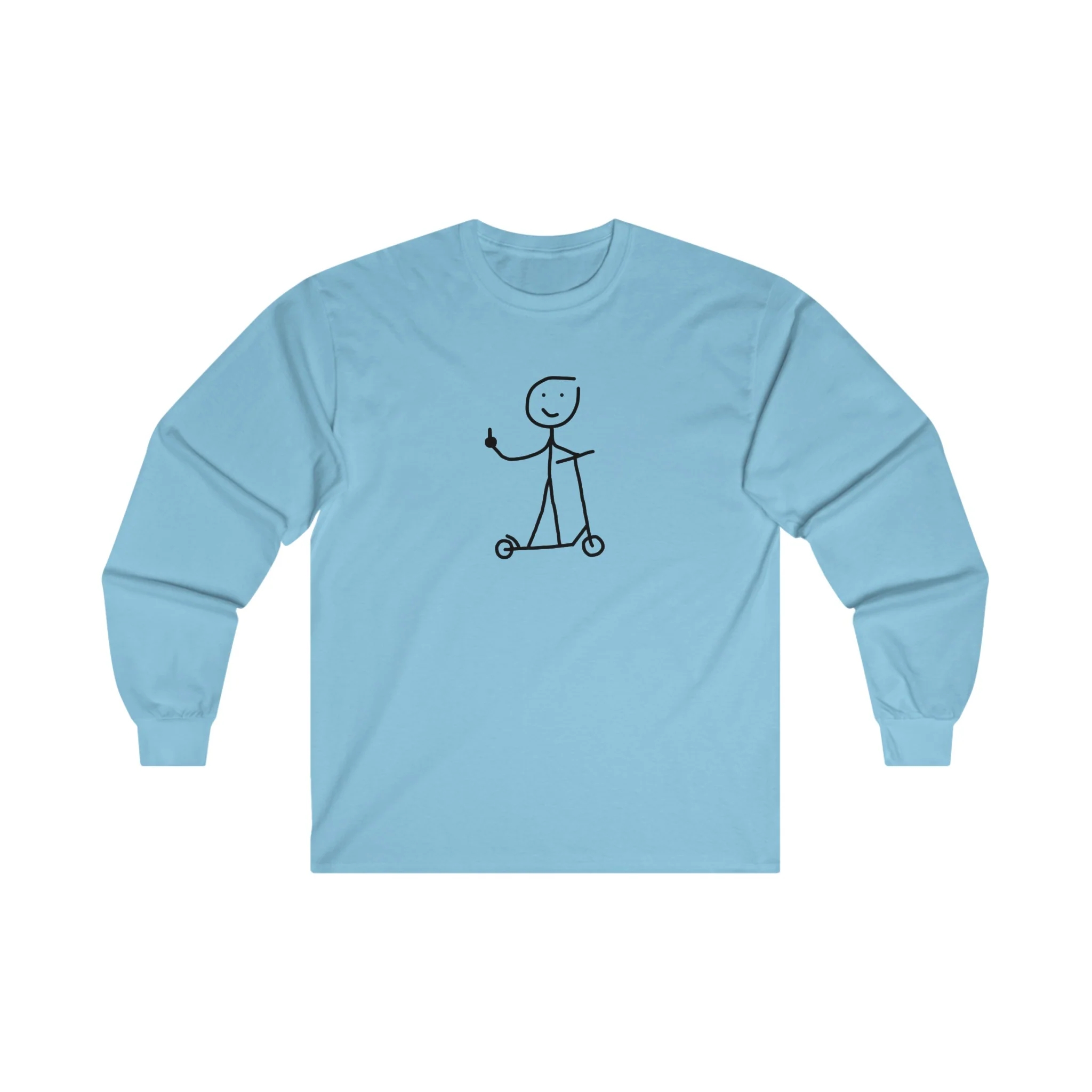 G on a Scooter Long Sleeve T-shirt (Adults) - Image 5