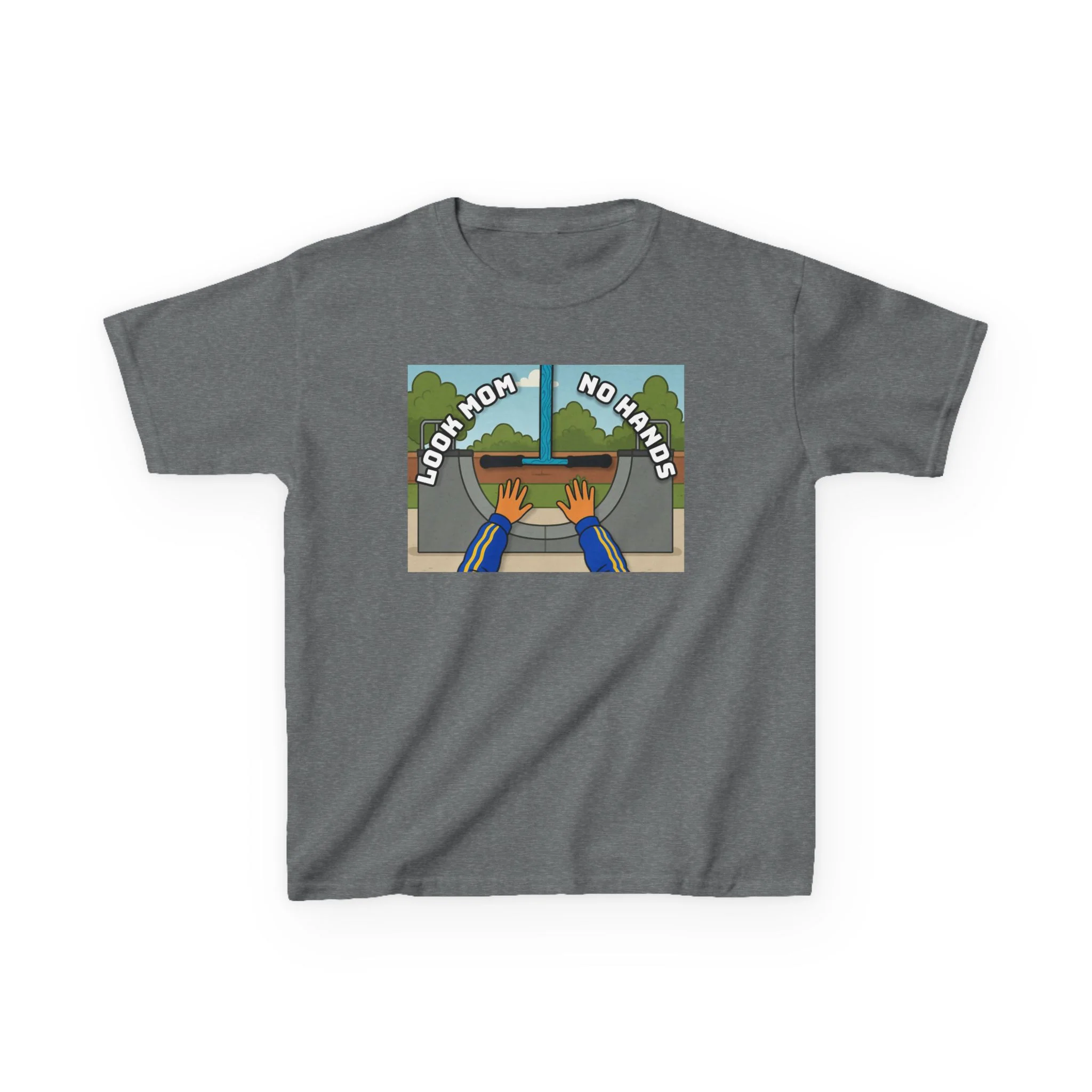 Look Mom, No Hands T-shirt (Kids) - Image 17