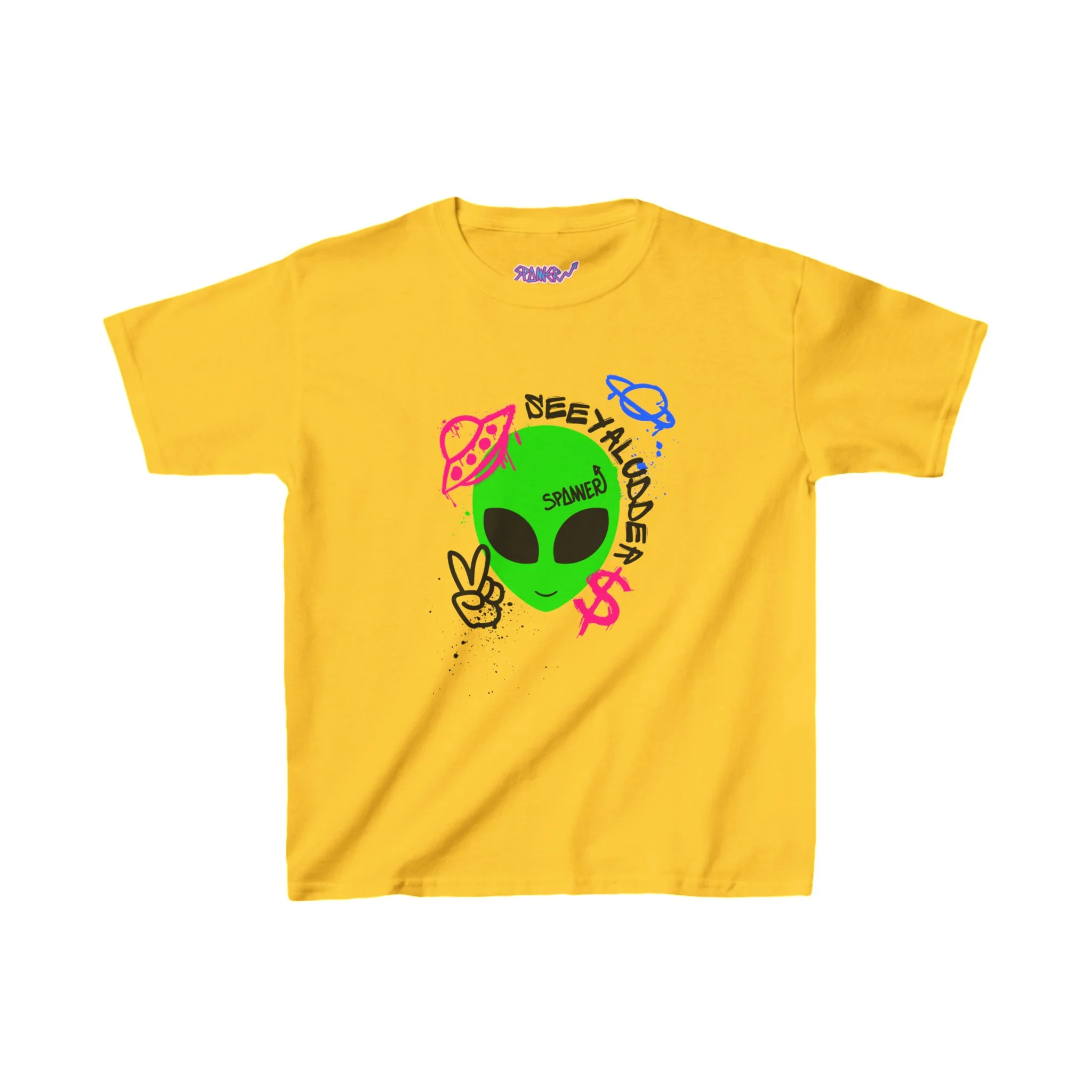 Spanner Alien T-shirt (Kids) - Image 5