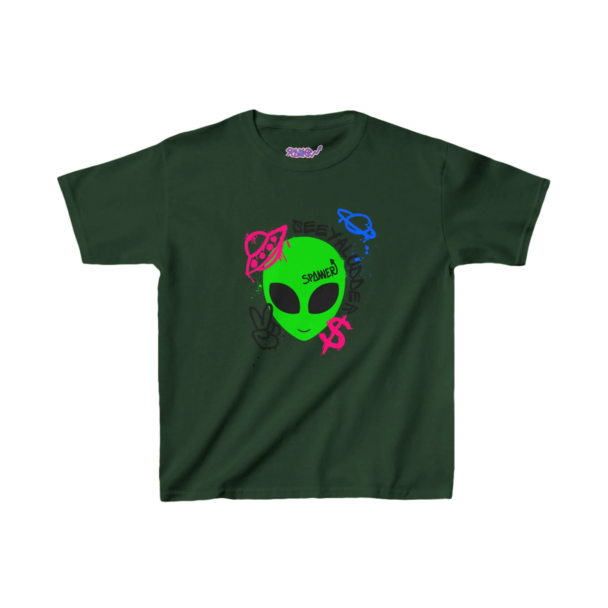 Spanner Alien T-shirt (Kids) - Image 6